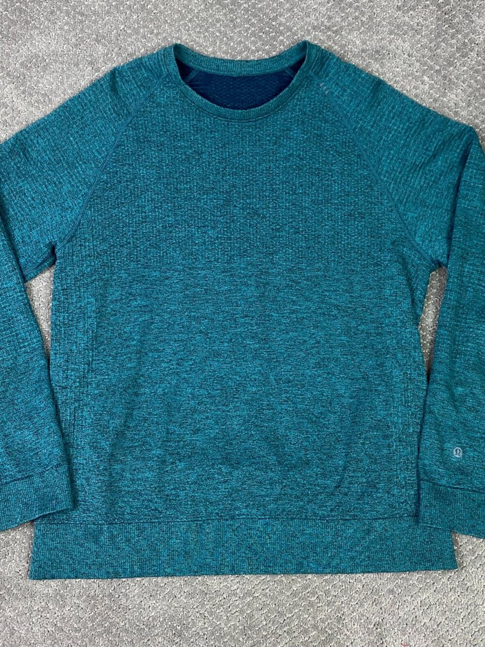 Lululemon Engineered Warmth Long Sleeve Crew Sweatshirt Sweater Mens Medium Teal